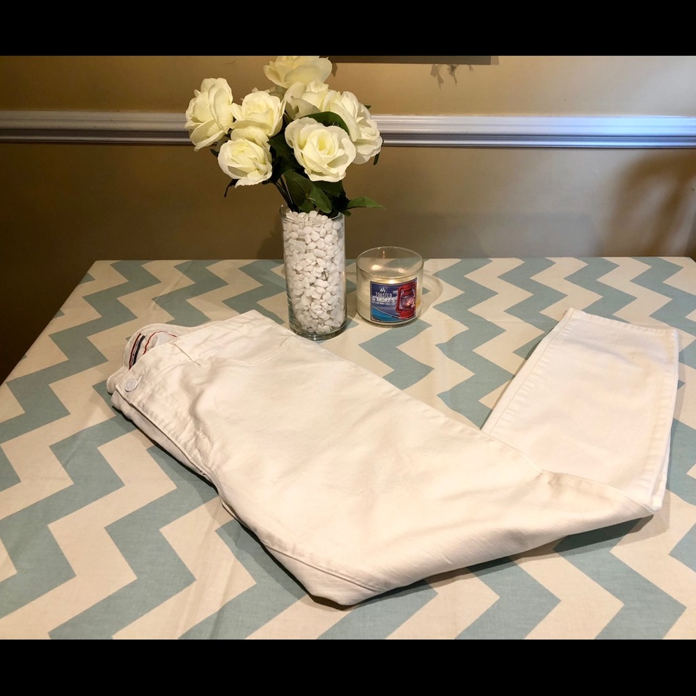 Tommy Hilfiger white skinny jeans